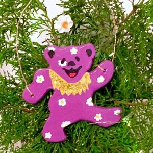 Grateful Dead Dancing Bear Christmas Ornament
